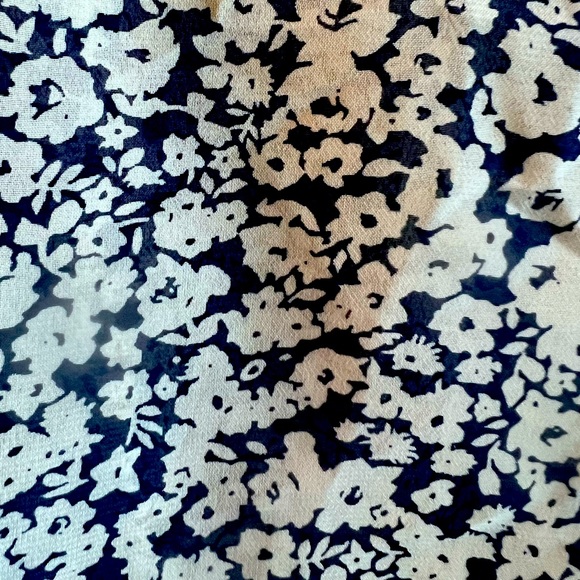 Flowy Floral Dress - Mini Length - Picture 3 of 3